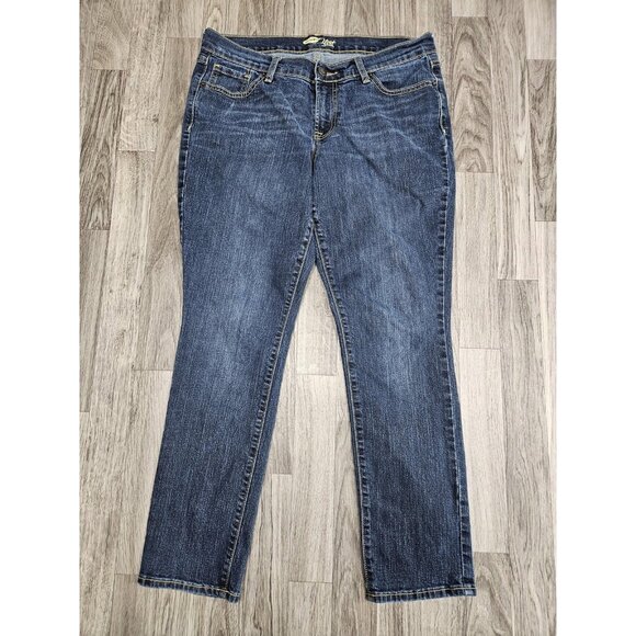 (3/$35) Old Navy The Flirt Jeans Womens 10 Short Denim Straight Leg Mid Rise - Picture 1 of 12